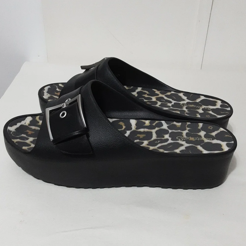 Bare Trap Pacey Lightweight‎ Platform Wedge Slide/ Shoe